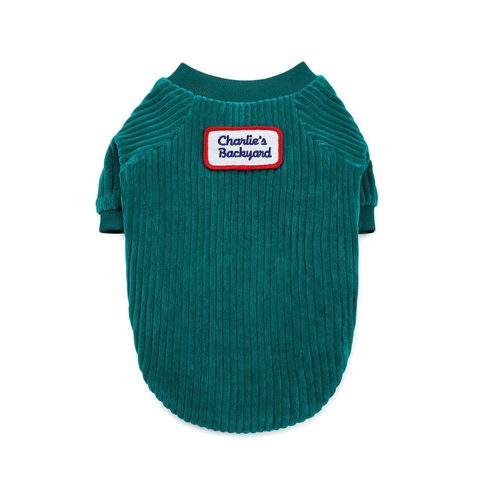 Charlie's Backyard Amber Tee - Teal Green - Size Medium | Dogs or Cats Clothing